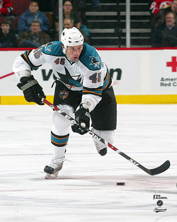 Pre-Order - Jody Shelley Autographed San Jose Sharks Away 8x10 Photo