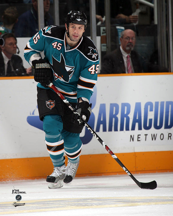 Pre-Order - Jody Shelley Autographed San Jose Sharks Home 8x10 Photo
