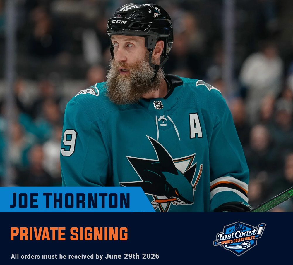 Pre-Order - Joe Thornton - Your Hockey Card