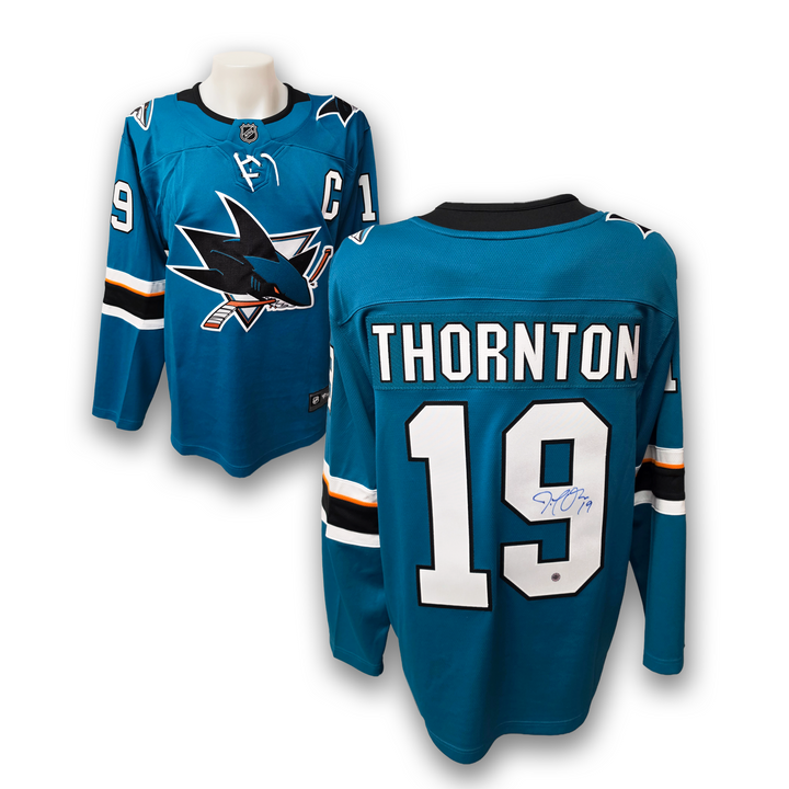 Joe Thornton Autographed San Jose Sharks Home Breakaway Jersey