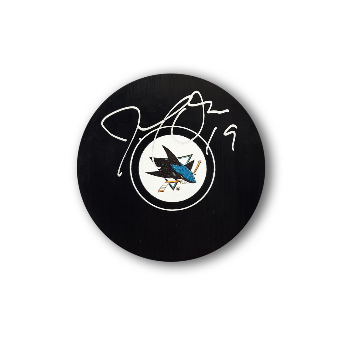 Joe Thornton Autographed San Jose Sharks Hockey Puck