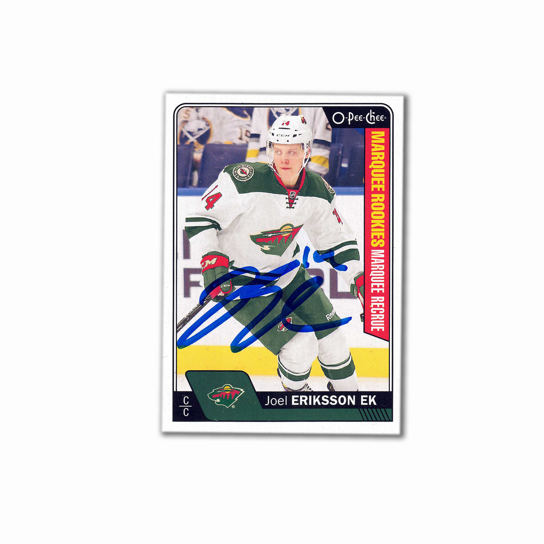 2016-17 OPC Marquee Rookies #697 JOEL ERIKSSON EK Autographed Rookie Card