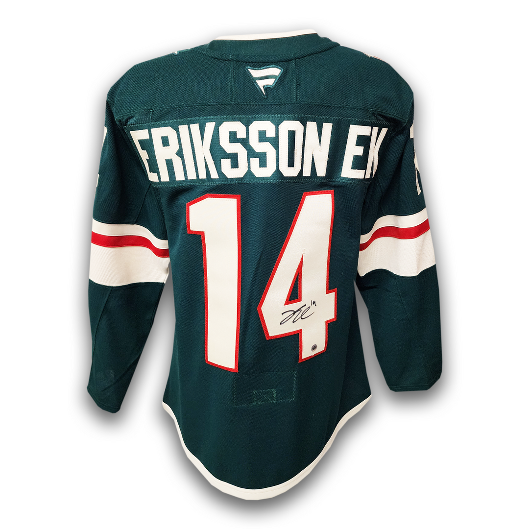 Joel Erikkson Ek Autographed Minnesota Wild Fanatics Premium Jersey