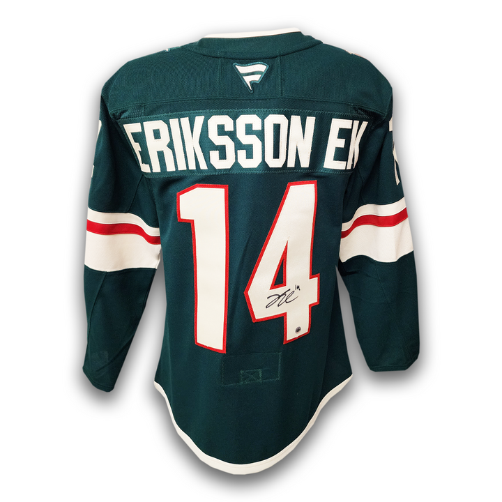 Joel Erikkson Ek Autographed Minnesota Wild Fanatics Premium Jersey