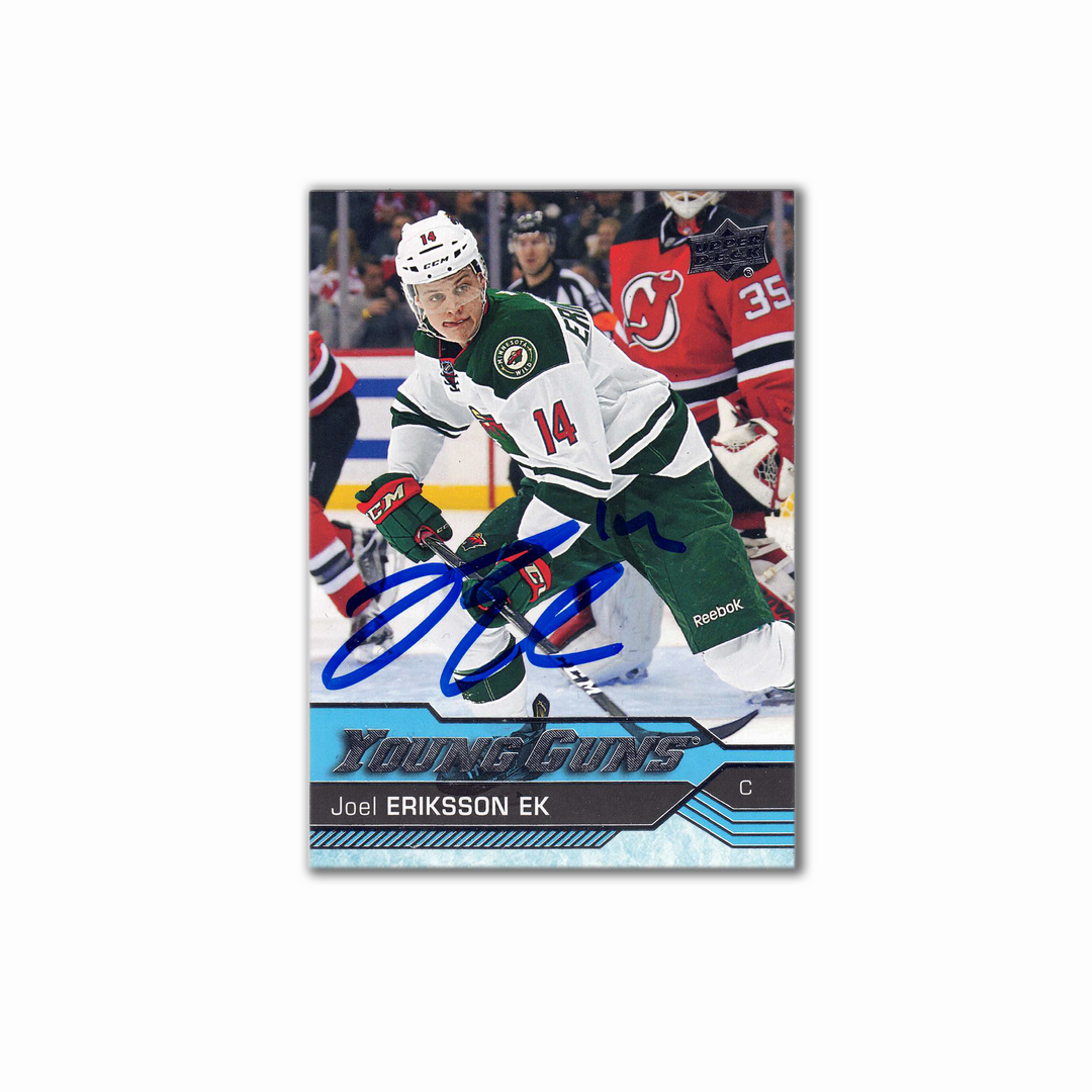 2016-17 UD Young Guns #459 JOEL ERIKSSON EK Autographed Rookie Card