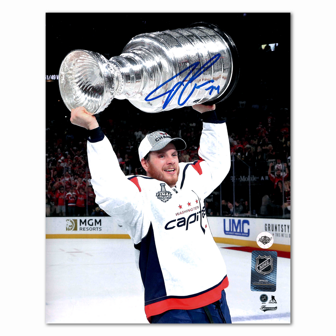 John Carlson Autographed Washington Capitals 2018 Stanley Cup 8x10 Photo