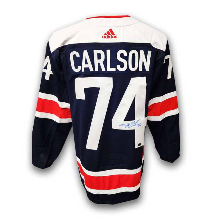 John Carlson Autographed Washington Capitals Alternate Adidas Jersey