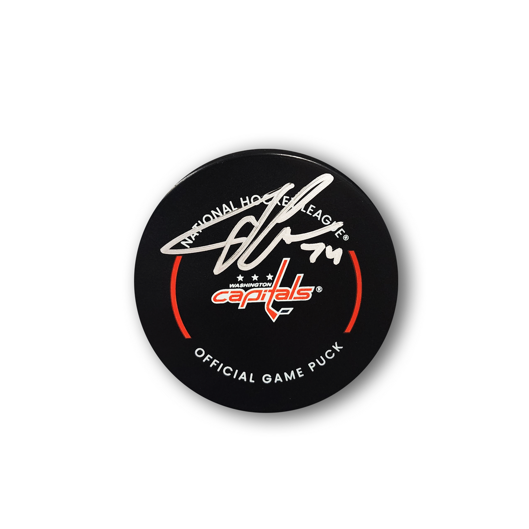 John Carlson Autographed Washington Capitals Official Hockey Puck