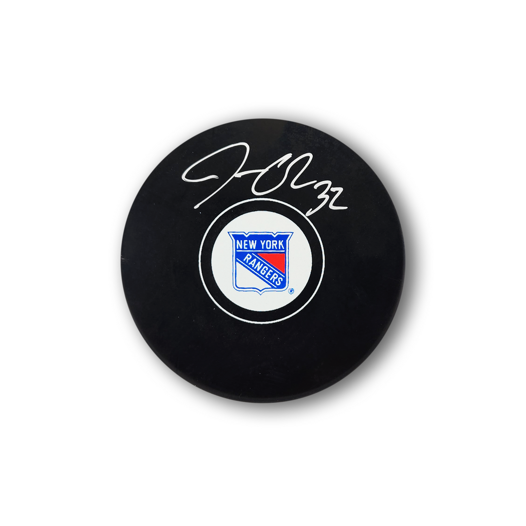 Jonathan Quick Autographed New York Rangers Hockey Puck