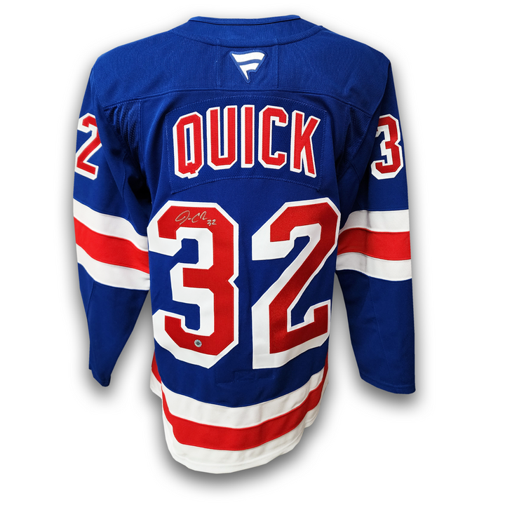 Jonathan Quick Autographed New York Rangers Home Fanatics Premium Jersey