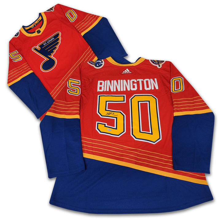 Jordan Binnington St Louis Blues Reverse Retro Jersey