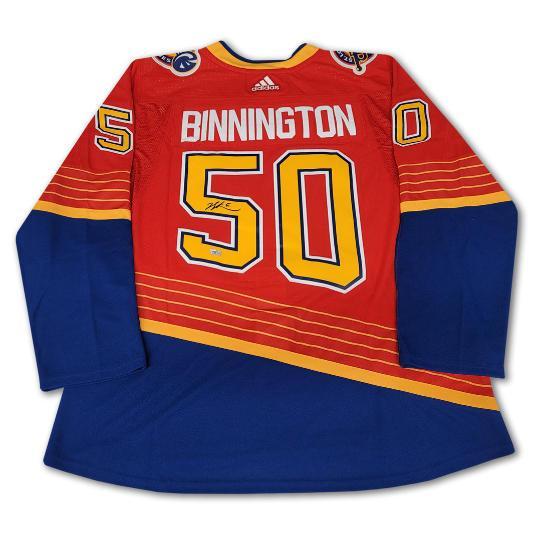 Jordan Binnington St Louis Blues Reverse Retro Jersey