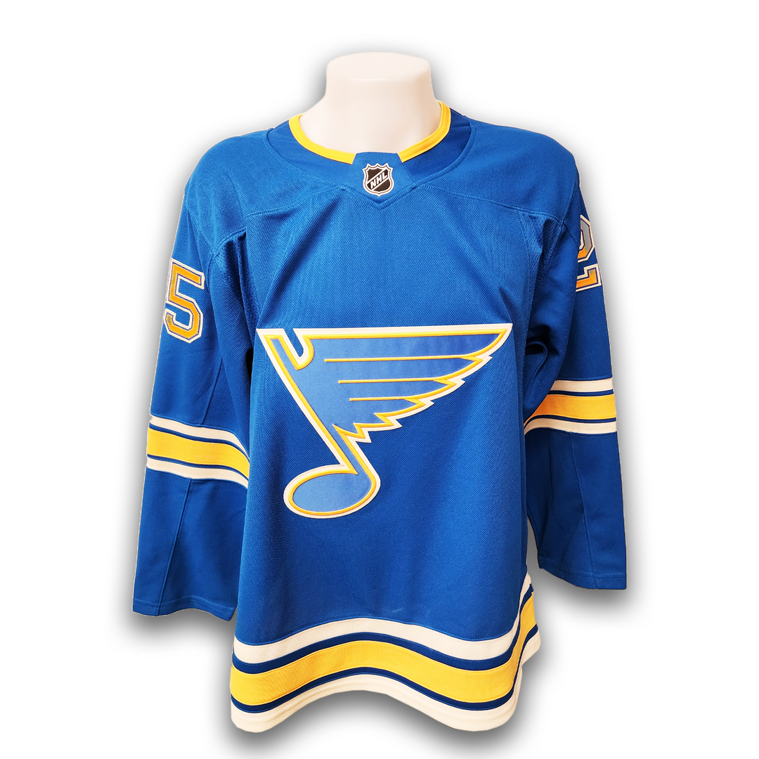 Jordan Kyrou Autographed St. Louis Blues Alternate Fanatics Premium Jersey