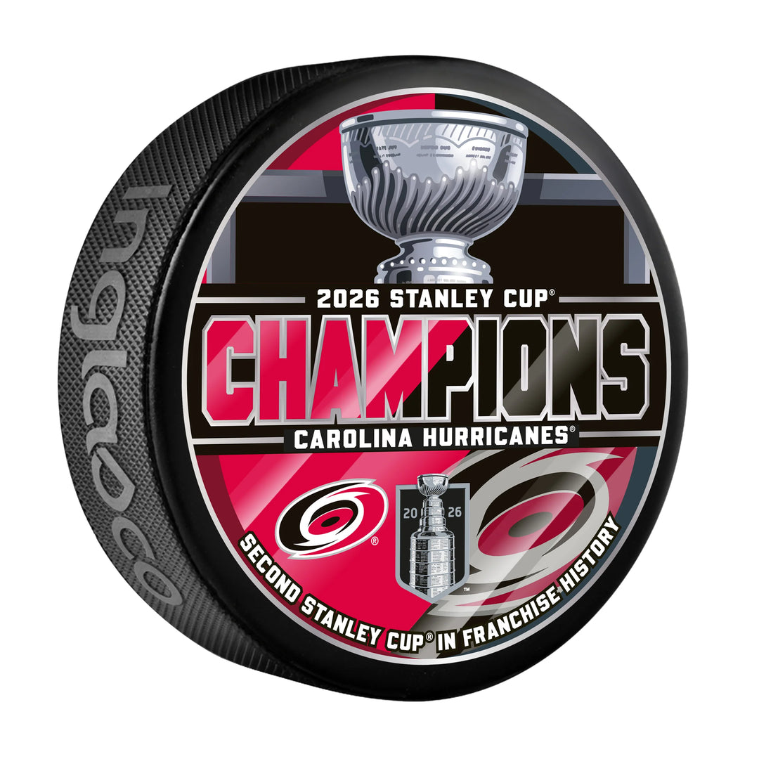 Pre-Order - Jordan Staal Autographed Carolina Hurricanes 2026 Stanley Cup Hockey Puck (3)