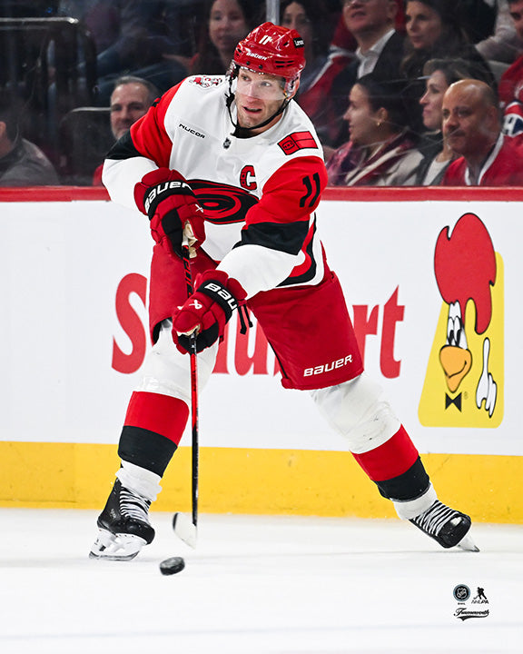 Pre-Order - Jordan Staal Autographed Carolina Hurricanes Away 8x10 Photo