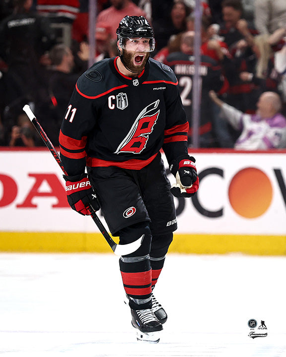 Pre-Order - Jordan Staal Autographed Carolina Hurricanes Home 8x10 Photo (Celebration)