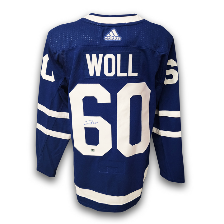 Joseph Woll Autographed Toronto Maple Leafs Adidas Jersey