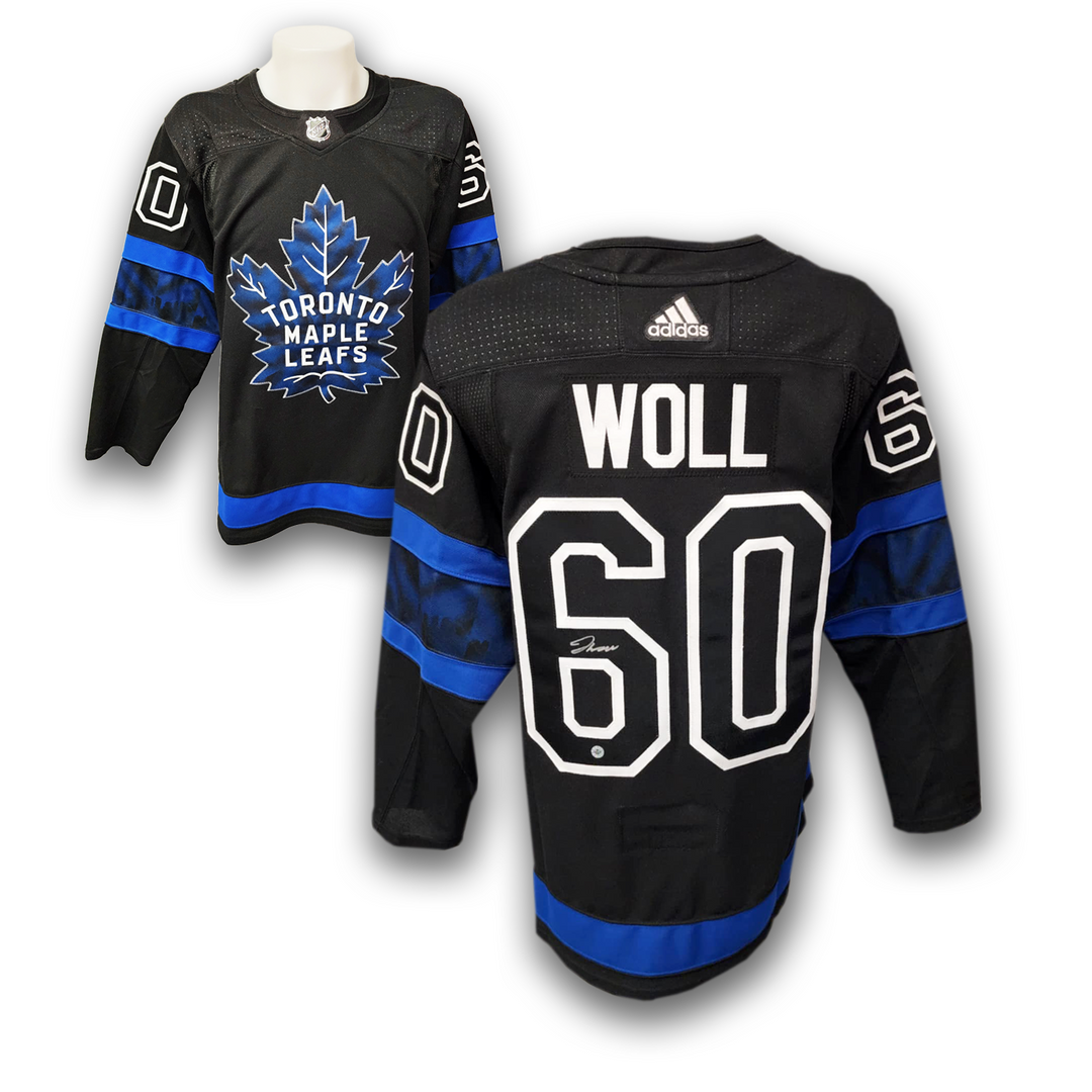 Joseph Woll Autographed Toronto Maple Leafs Alternate Adidas Jersey