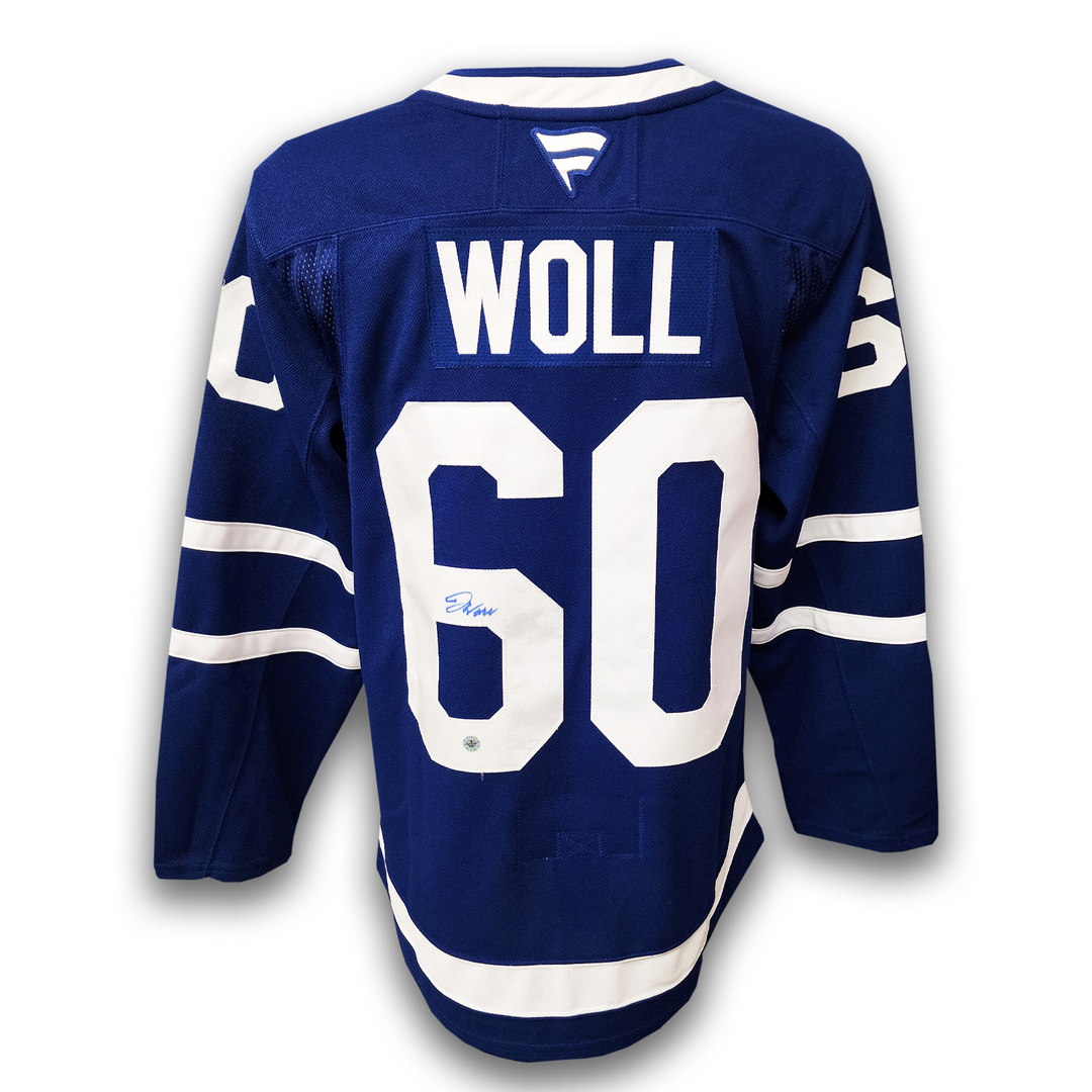 Joseph Woll Autographed Toronto Maple Leafs Fanatics Premium Jersey