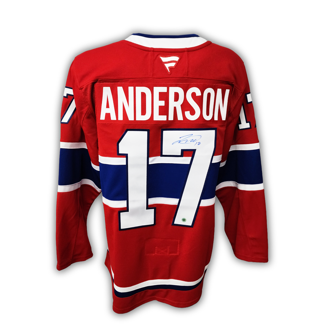 Josh Anderson Autographed Montreal Canadiens Home Fanatics Premium Jersey