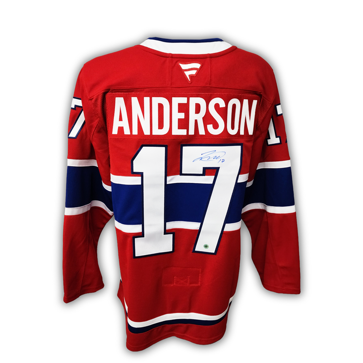 Josh Anderson Autographed Montreal Canadiens Home Fanatics Premium Jersey