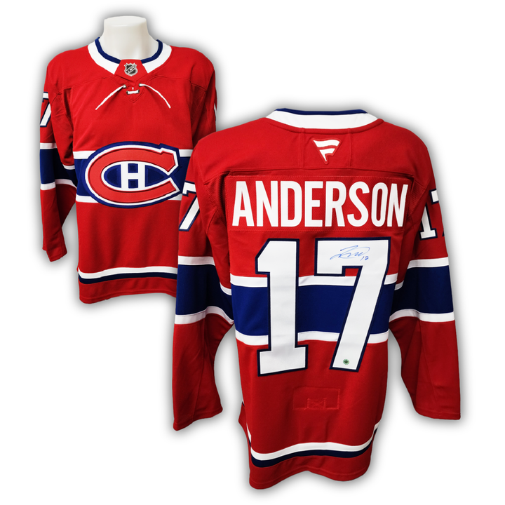 Josh Anderson Autographed Montreal Canadiens Home Fanatics Premium Jersey