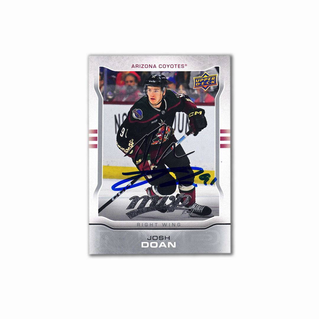 2024-25 UD MVP #MR-14 JOSH DOAN Autographed Rookie Card