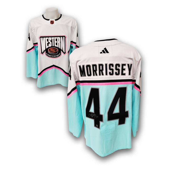 Josh Morrissey 2023 NHL All Star Western Conference Autographed Adidas Jersey