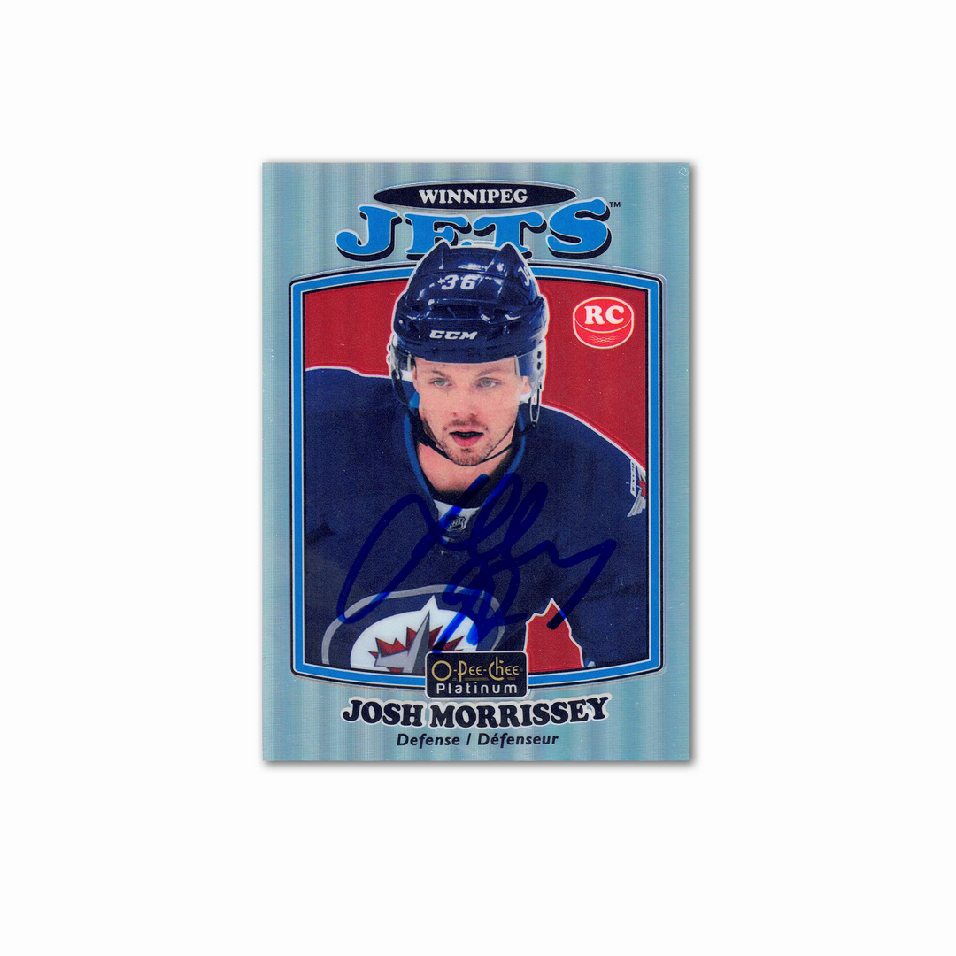 2016-17 OPC Platinum #R-89 JOSH MORRISSEY Autographed Rookie Card