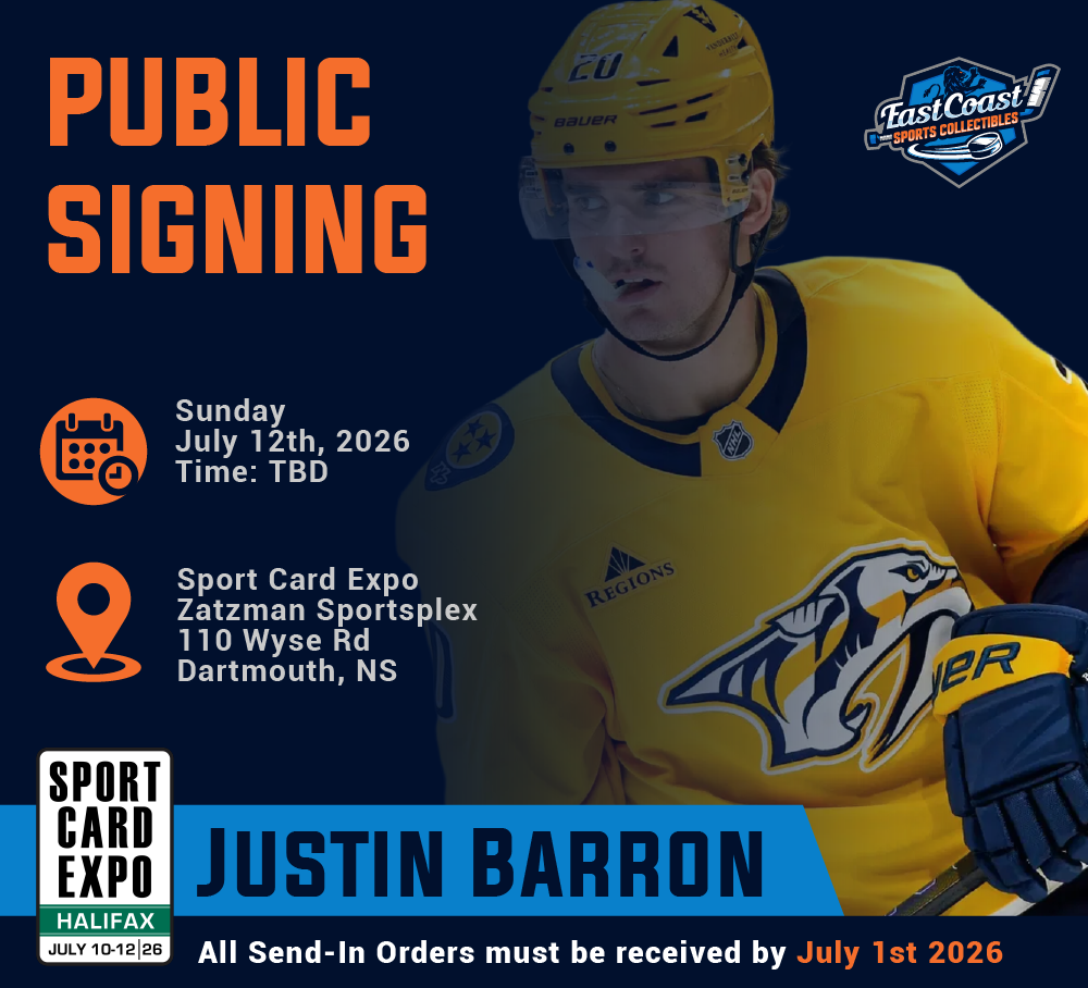 Pre-Order - Justin Barron - Your Hockey Card