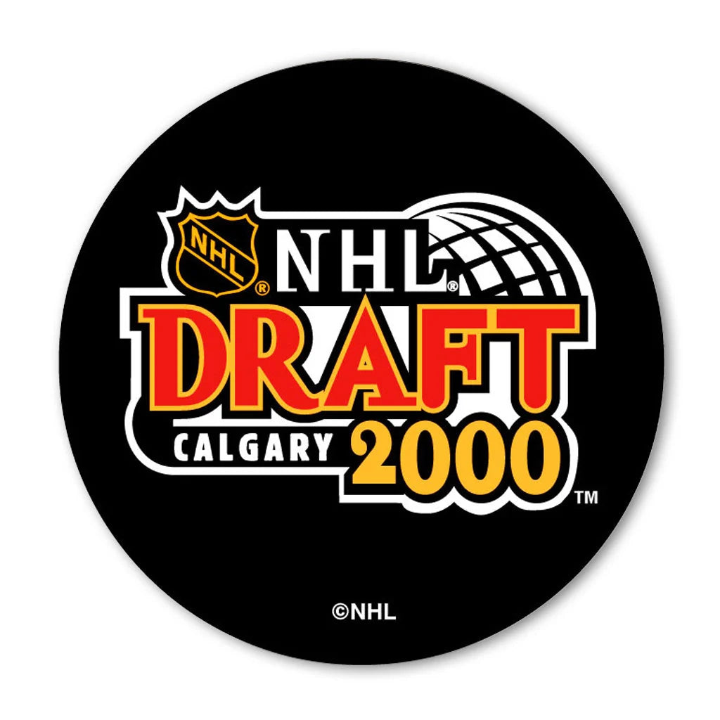 Pre-Order - Justin Williams Autographed 2000 NHL Draft Hockey Puck
