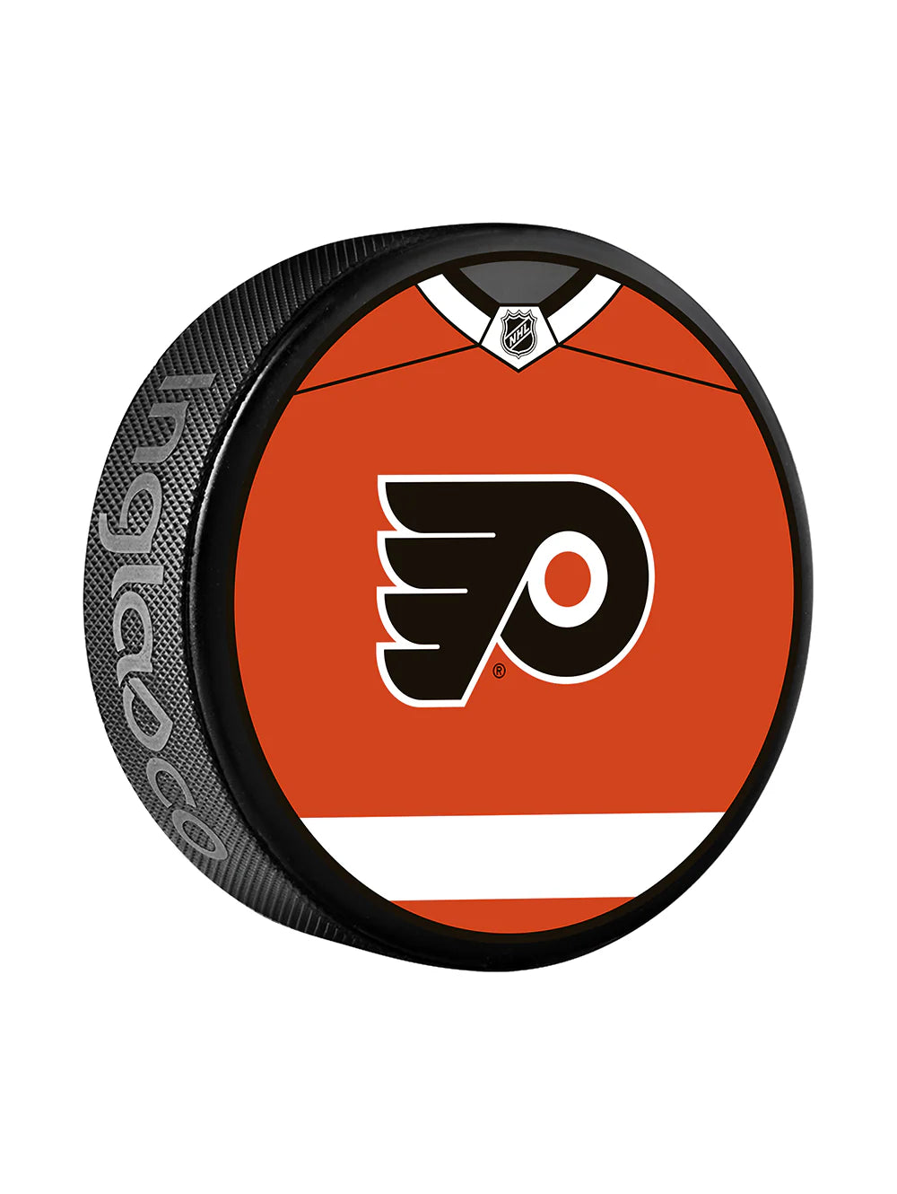 Pre-Order - Justin Williams Autographed Philadelphia Flyers Jersey Design Hockey Puck