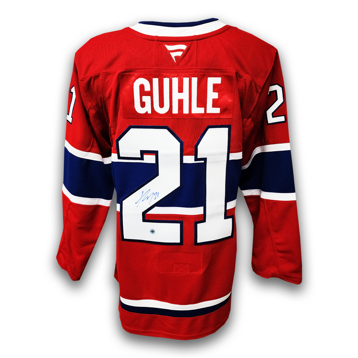 Kaiden Guhle Autographed Montreal Canadiens Fanatics Premium Jersey