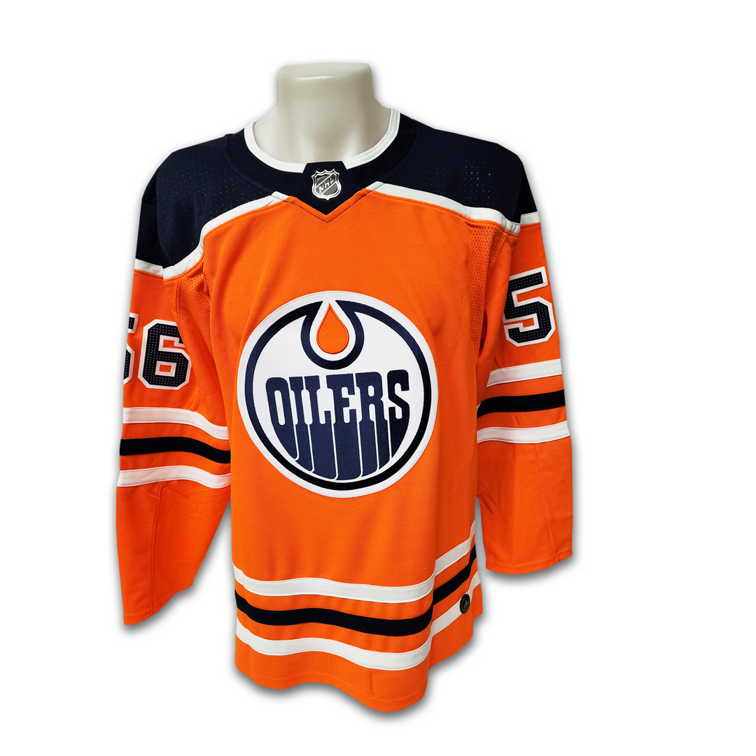 Kailer Yamamoto Autographed Edmonton Oilers Home 2017-2022 Adidas Jersey