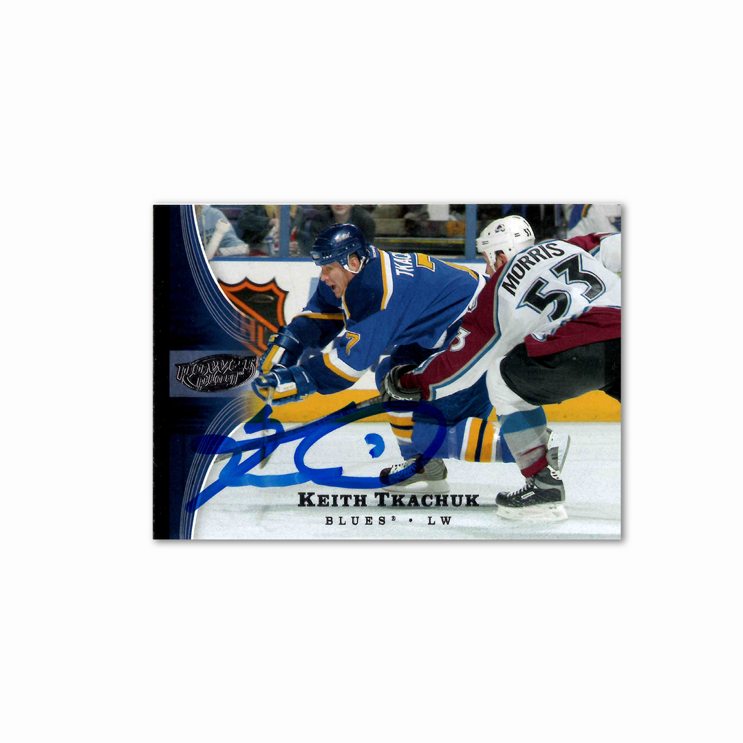 Keith Tkachuk Autographed St. Louis Blues UDA Power Play 