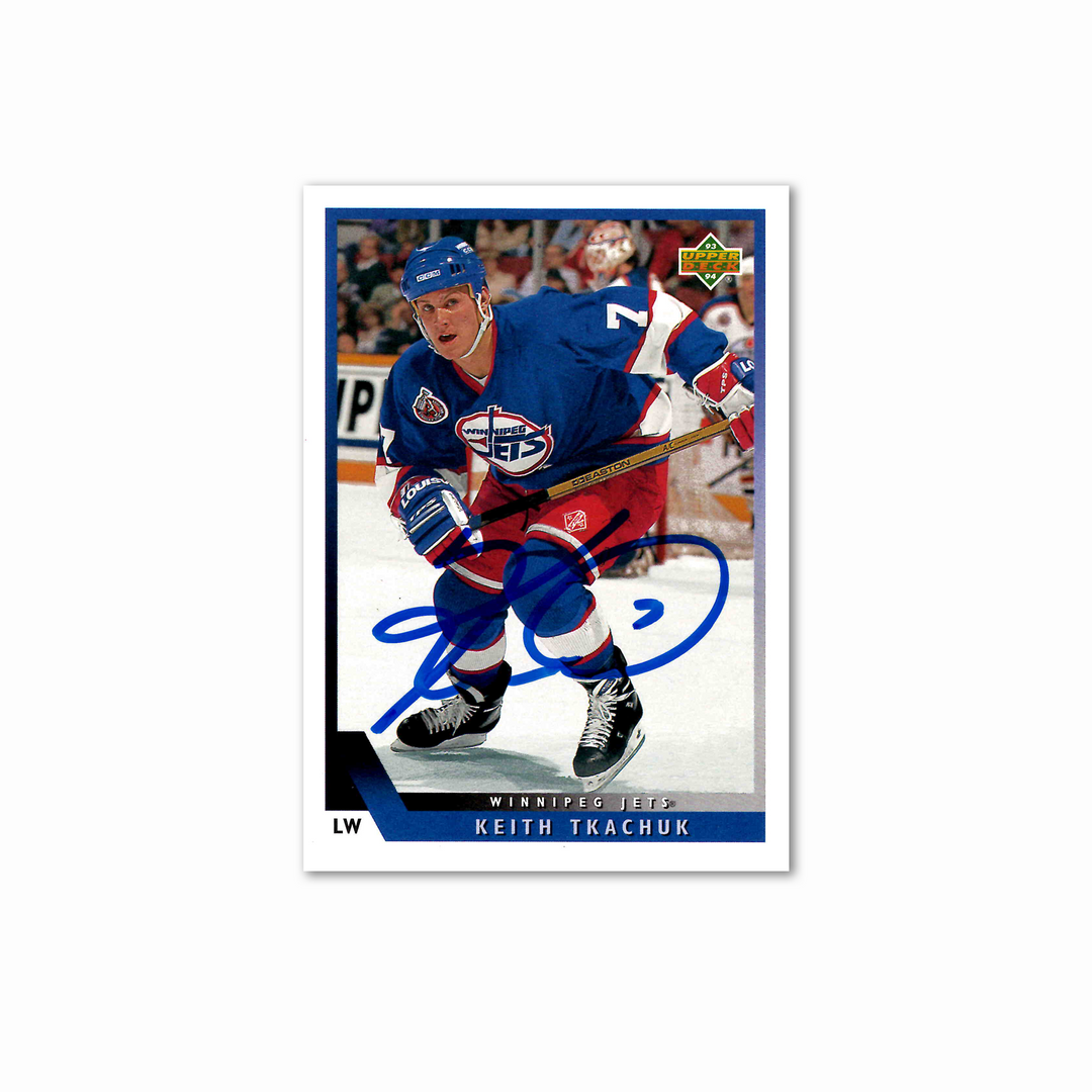 Keith Tkachuk Autographed Winnipeg Jets UDA 