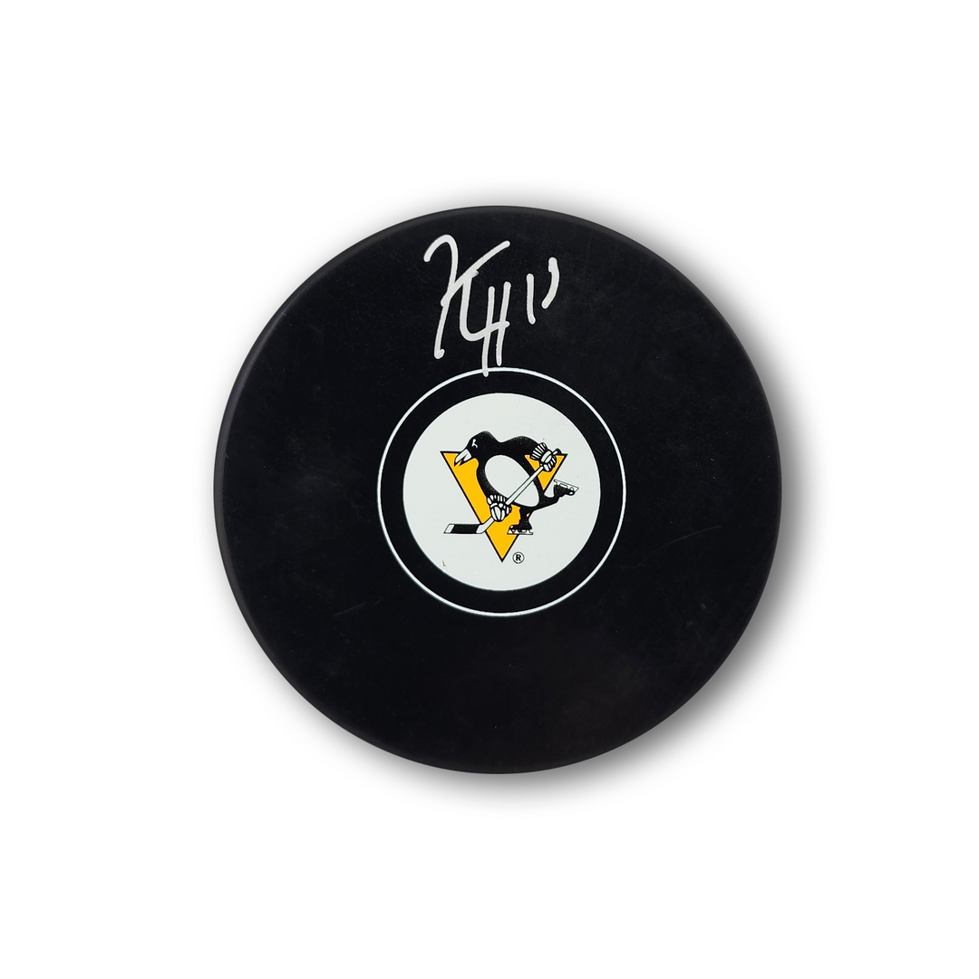 Kevin Hayes Autographed Pittsburgh Penguins Hockey Puck