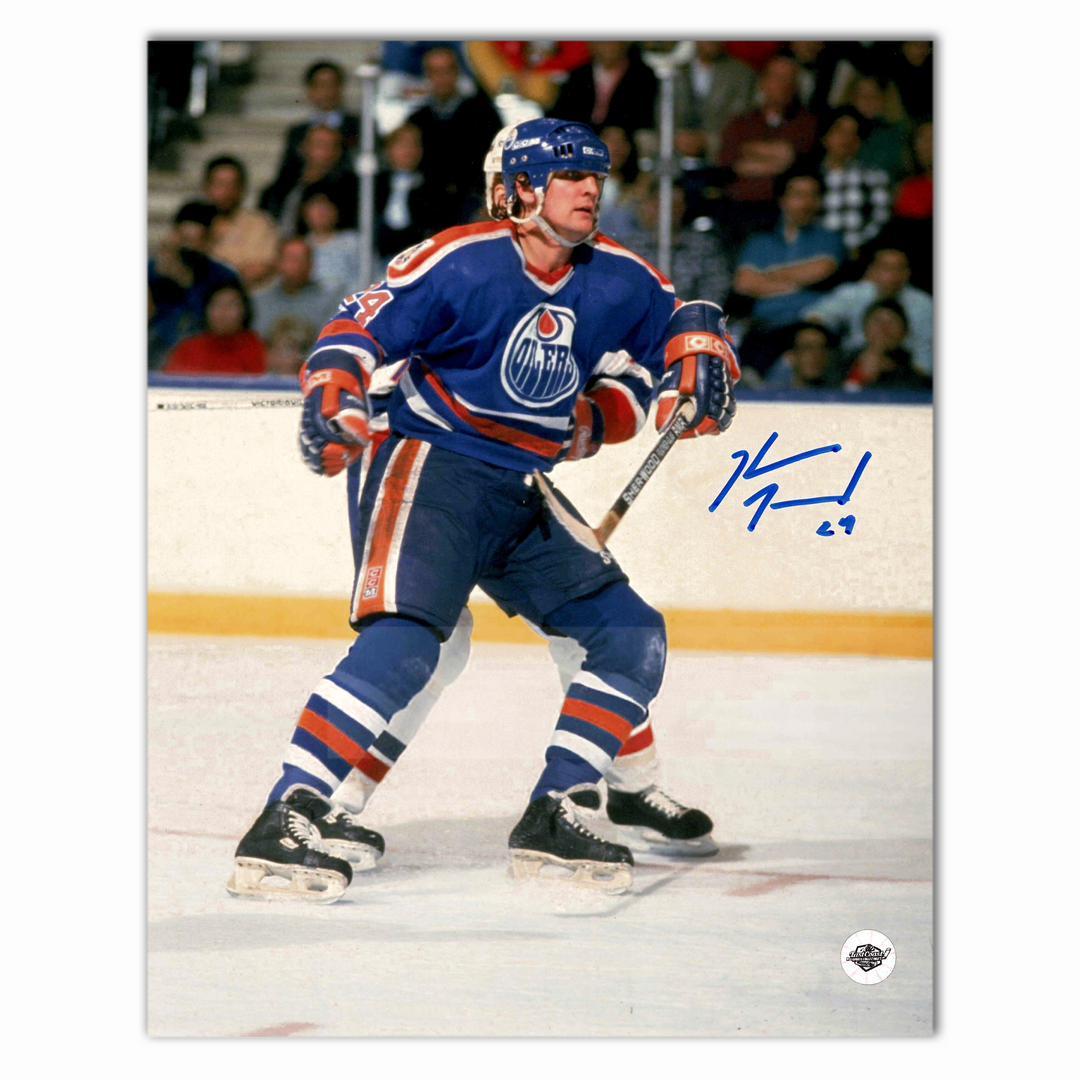 Kevin Mcclelland Autographed Edmonton Oilers Home 8x10 Photo