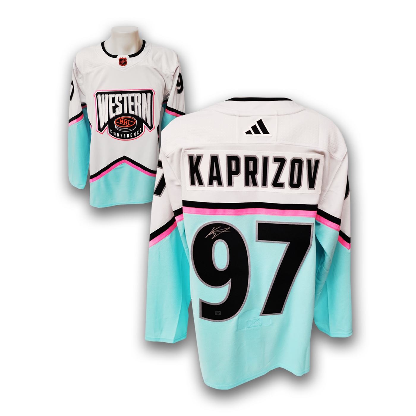 Kirill Kaprizov 2023 NHL All Star Western Conference Autographed Adidas Jersey