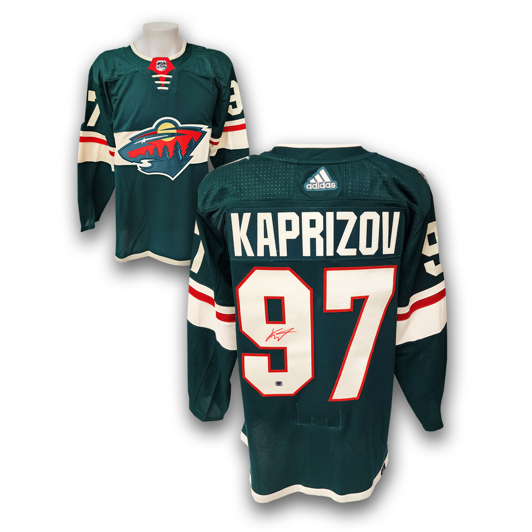 Kirill Kaprizov Minnesota Wild Autographed Adidas Jersey