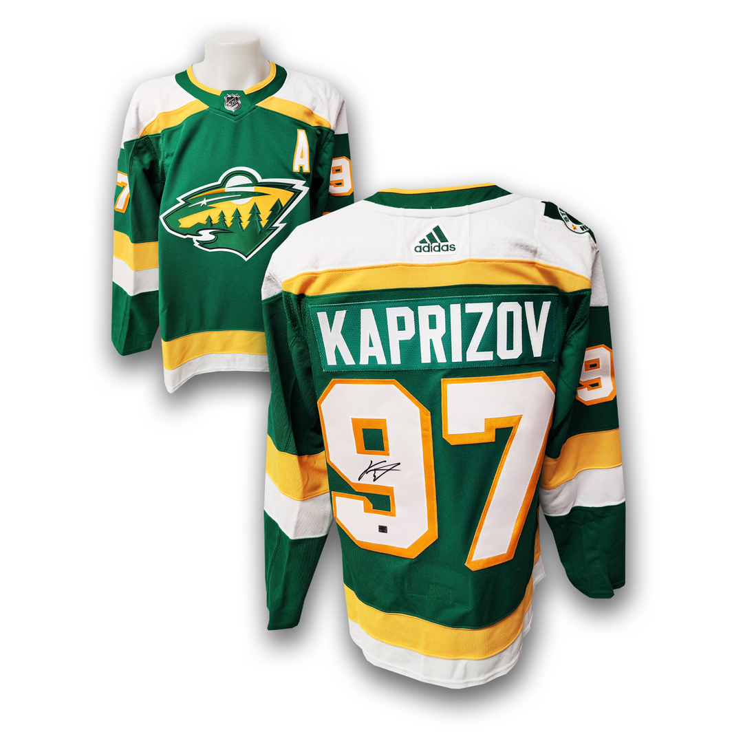 Kirill Kaprizov Autographed Minnesota Wild Alternate Adidas Jersey