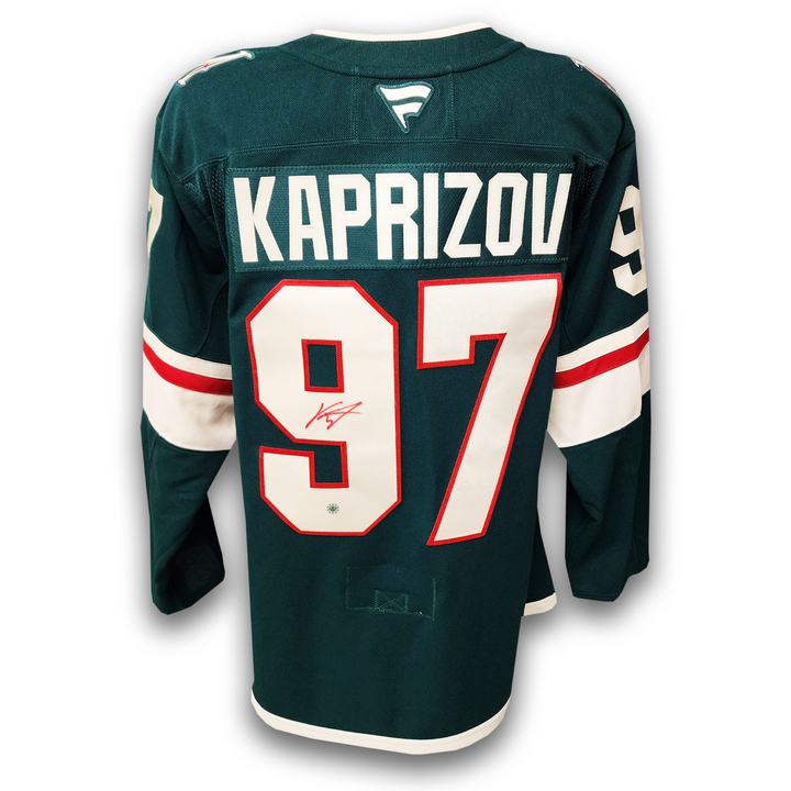 Kirill Kaprizov Autographed Minnesota Wild Home Fanatics Premium Jersey
