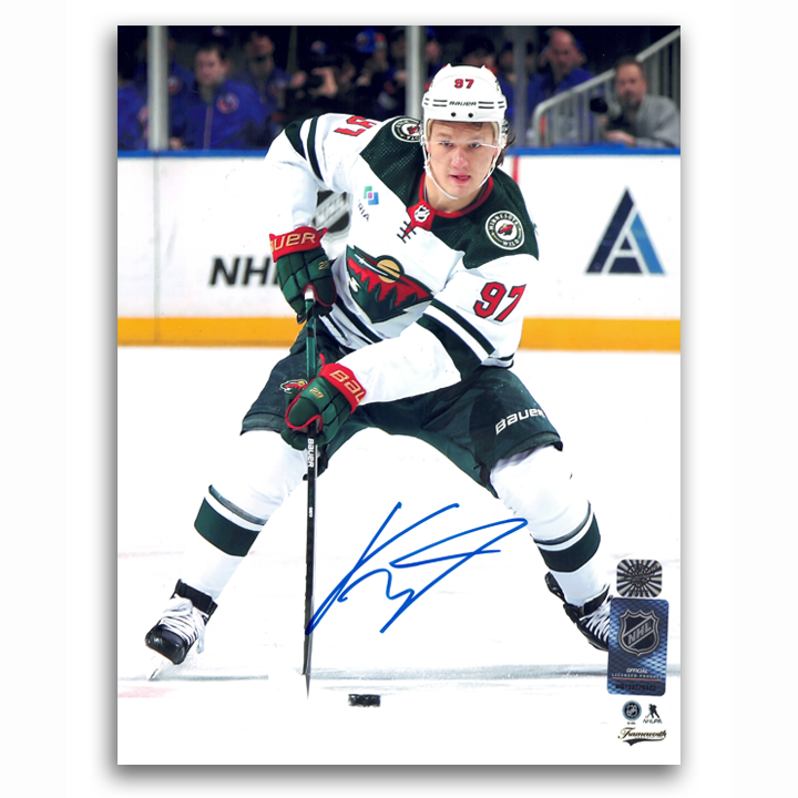 Kirill Kaprizov Minnesota Wild Autographed Away 8x10