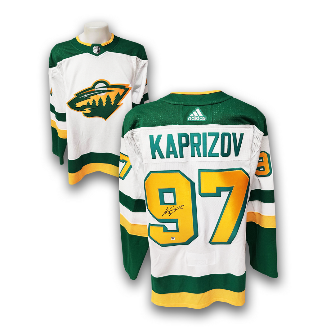 Kirill Kaprizov Minnesota Wild Reverse Retro Autographed Adidas