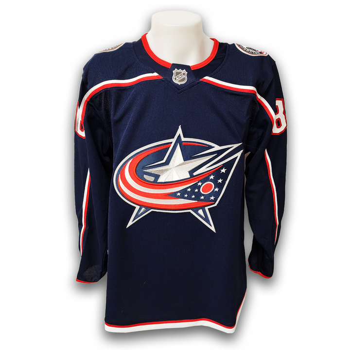 Kirill Marchenko Autographed Columbus Blue Jackets Home Fanatics Premium Jersey