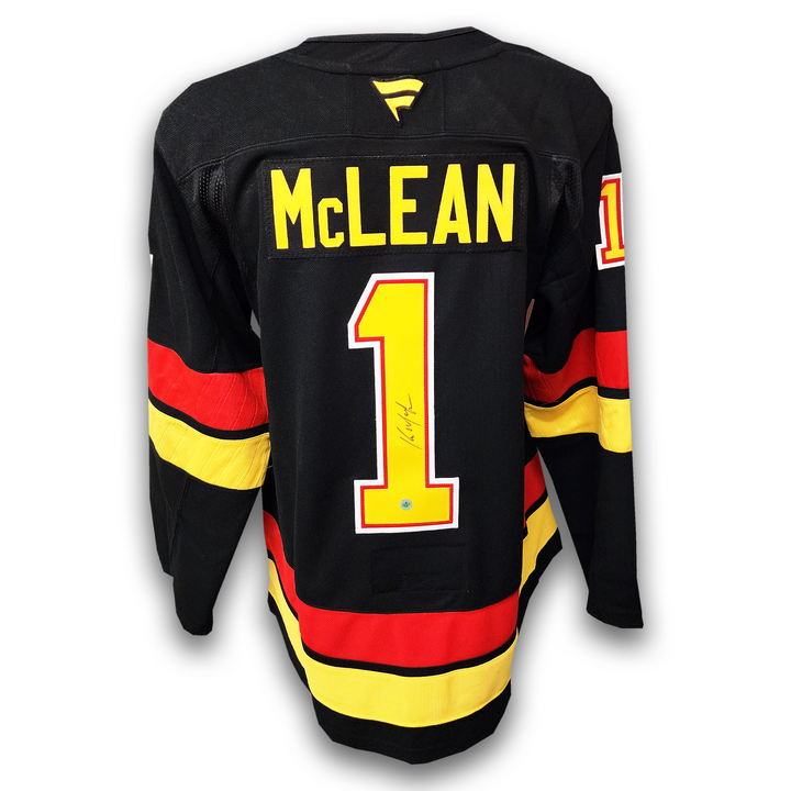 Kirk McLean Autographed Vancouver Canucks Alternate Fanatics Premium Jersey