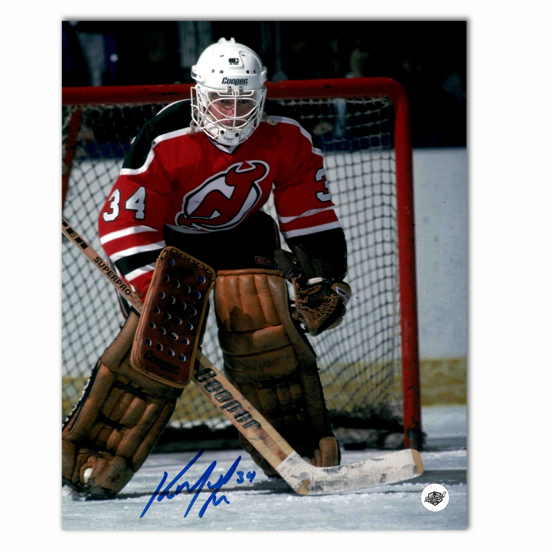 Kirk McLean Autographed New Jersey Devils 8x10 Photo