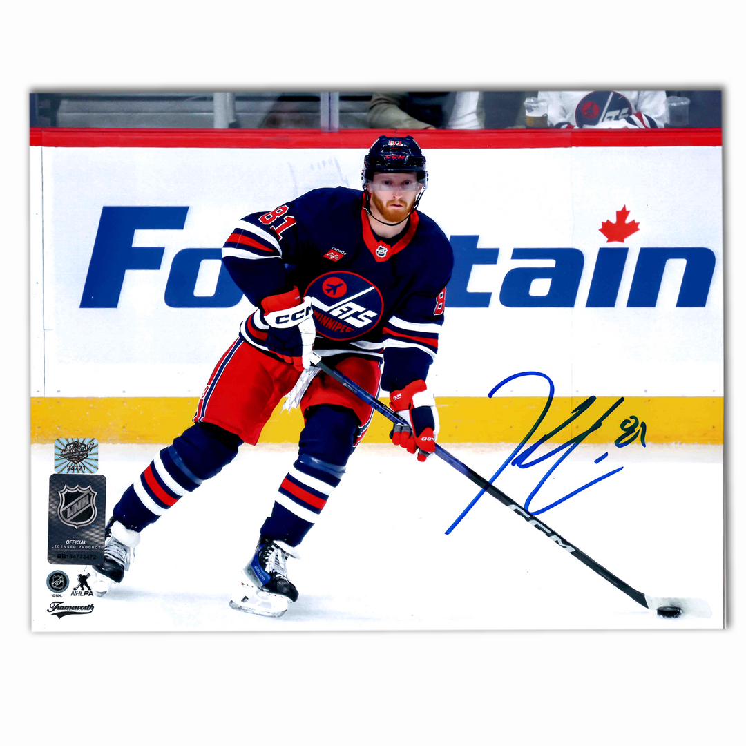 Kyle Connor Autographed Winnipeg Jets Alternate 8x10 Photo