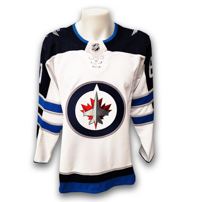 Kyle Connor Autographed Winnipeg Jets White Away Adidas Jersey