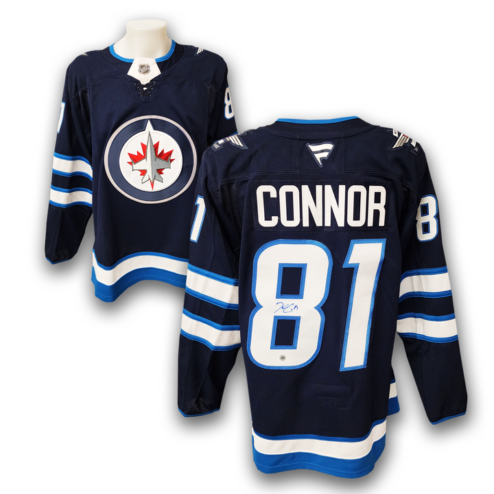 Kyle Connor Autographed Winnipeg Jets Home Fanatics Premium Jersey